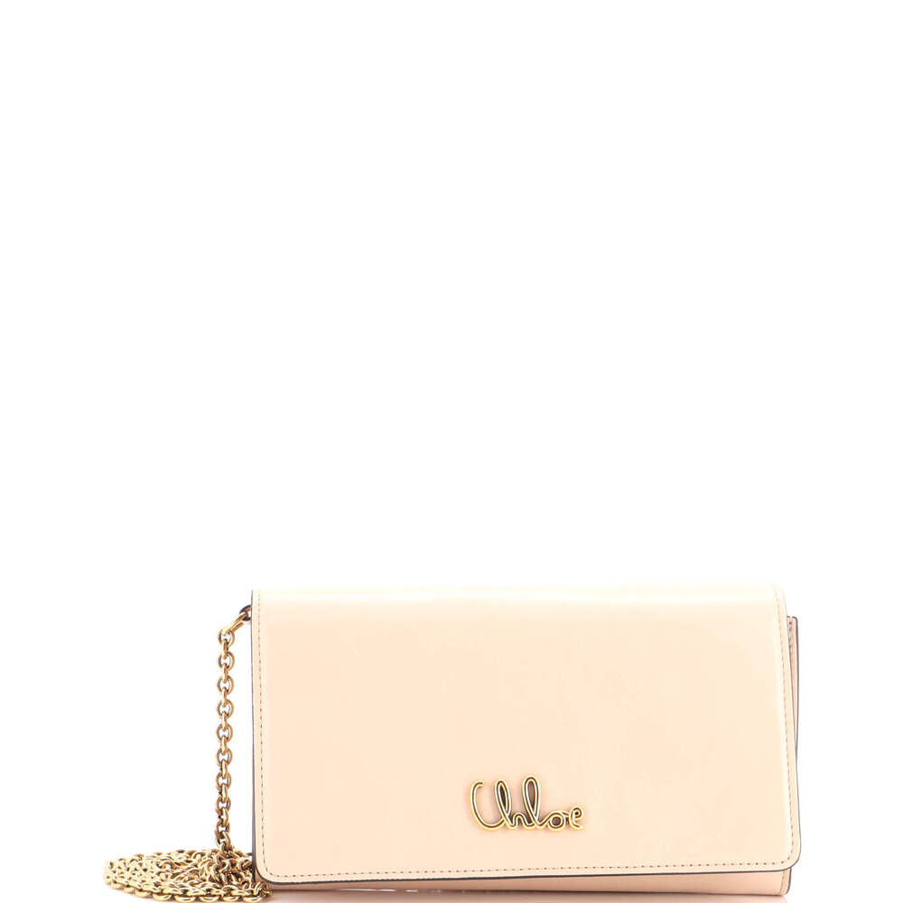 Chloe Iconic Flap Wallet on Chain
